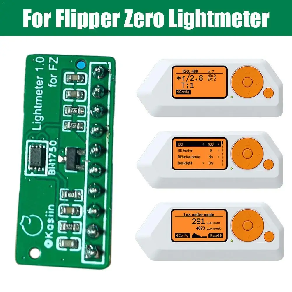 

For Flipper Zero Lightmeter Light Meter Light Meter Photometer/lux Meter Module For Flipper Zero, Based On BH1750 Sensor