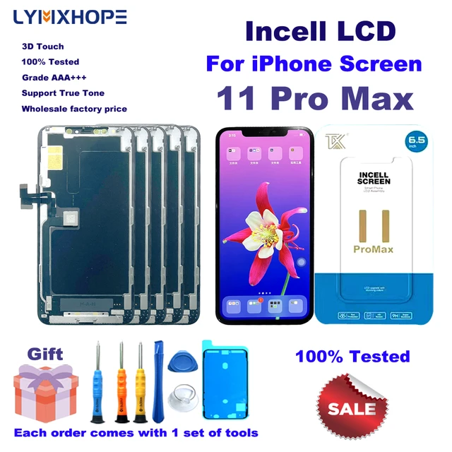 Pantalla LCD AAA +++ para iPhone 11 Pro Max, montaje de digitalizador con  pantalla táctil, repuesto para iPhone 11 Pro - AliExpress