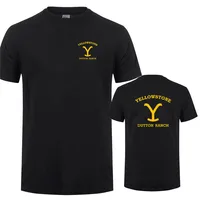 Yellowstone Dutton Ranch T Shirt Men Cotton Summer Short Sleeve Funny Tops Tee LH-325 1