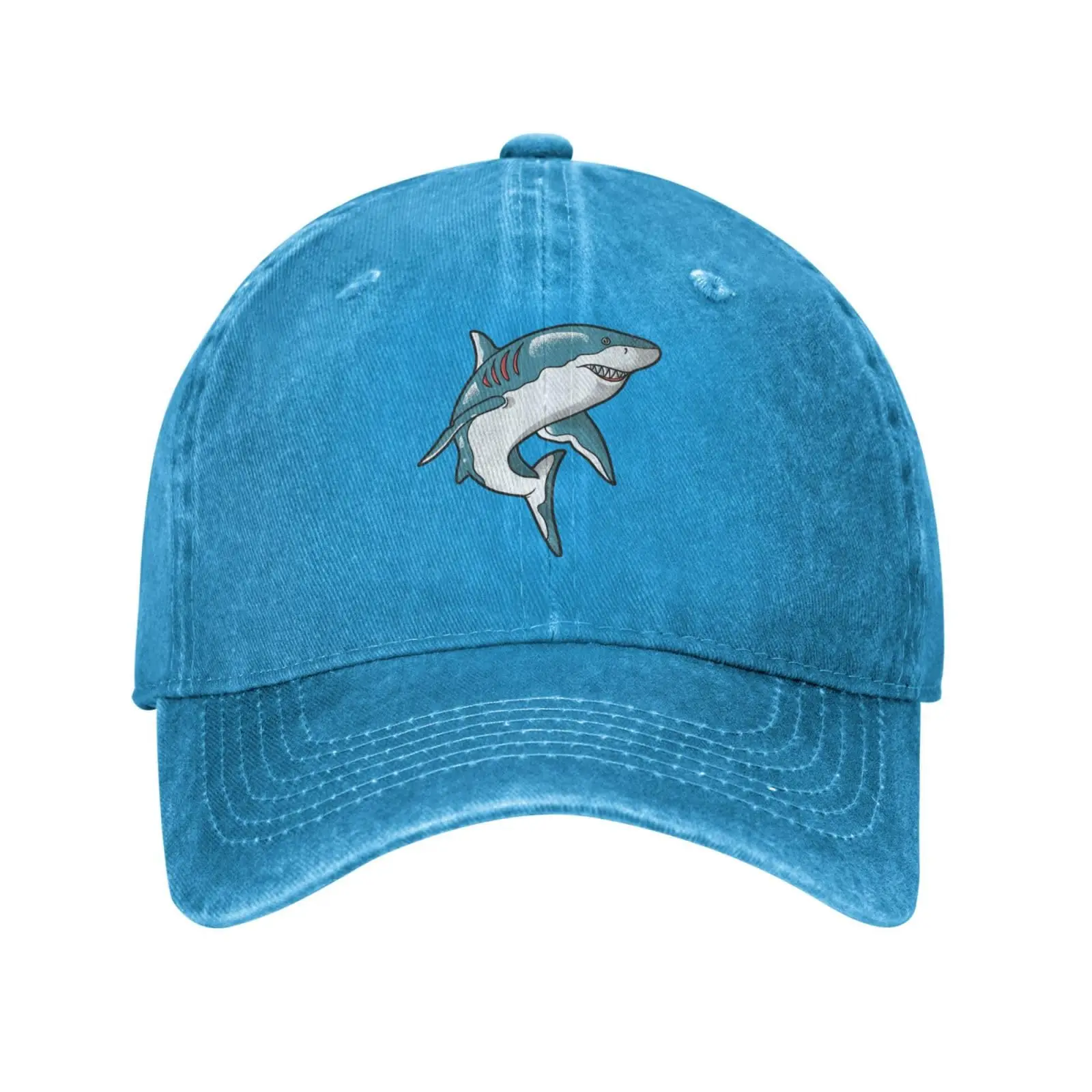 

Cute Shark Baseball Cap for Men Women Vintage Trucker Hat Golf Hats Dad Hat