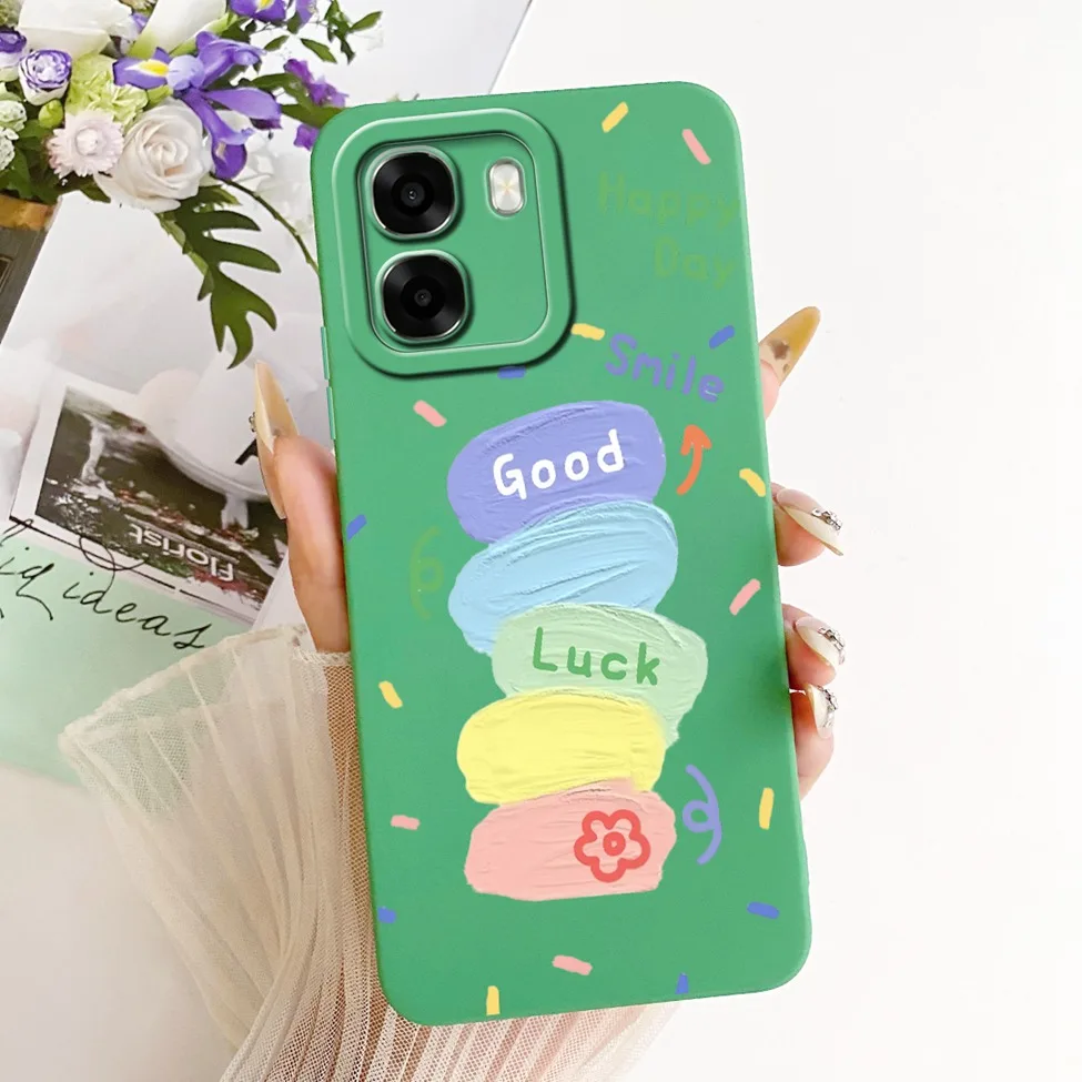 Luxury Fashion Cute Cartoon Painted Silicone Phone Case Cover