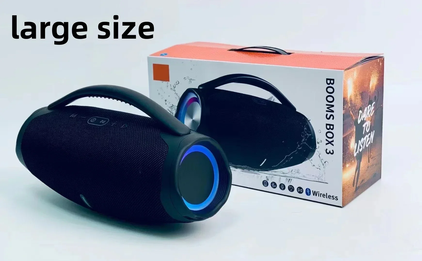 Caixa De Som 100W High-power Bluetooth Speakers Portable Outdoor Subwoofer 3D Stereo Surround Sound Column Music Center Boombox