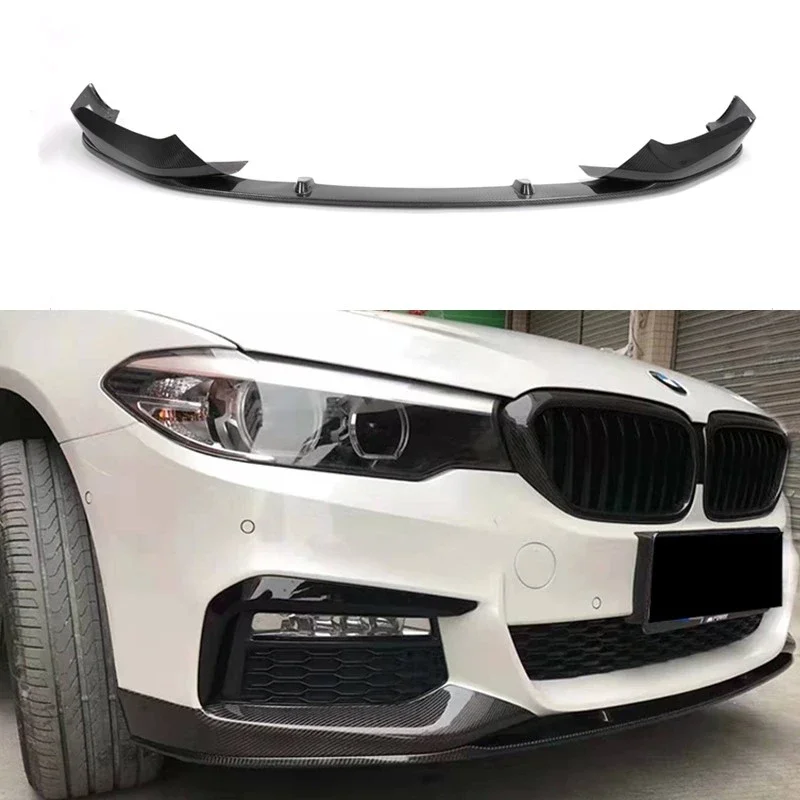 

G30 G31Performance Style Carbon Fiber Front Bumper Lip Spoiler with Splitter for 520 530 540 550 M Package 2018 UP