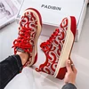 Board shoes men spring 2025 new non-slip canvas shoes students breathable trend all match thick sole sports casual men's shoes 1