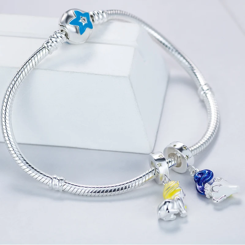 

Женский браслет из серебра 2023 пробы, с бусинами