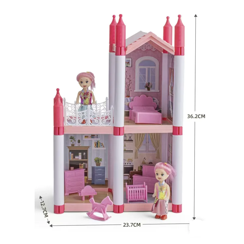 Barbie Dream House Pretend Play Set Girl Toy Gift Pool Slide