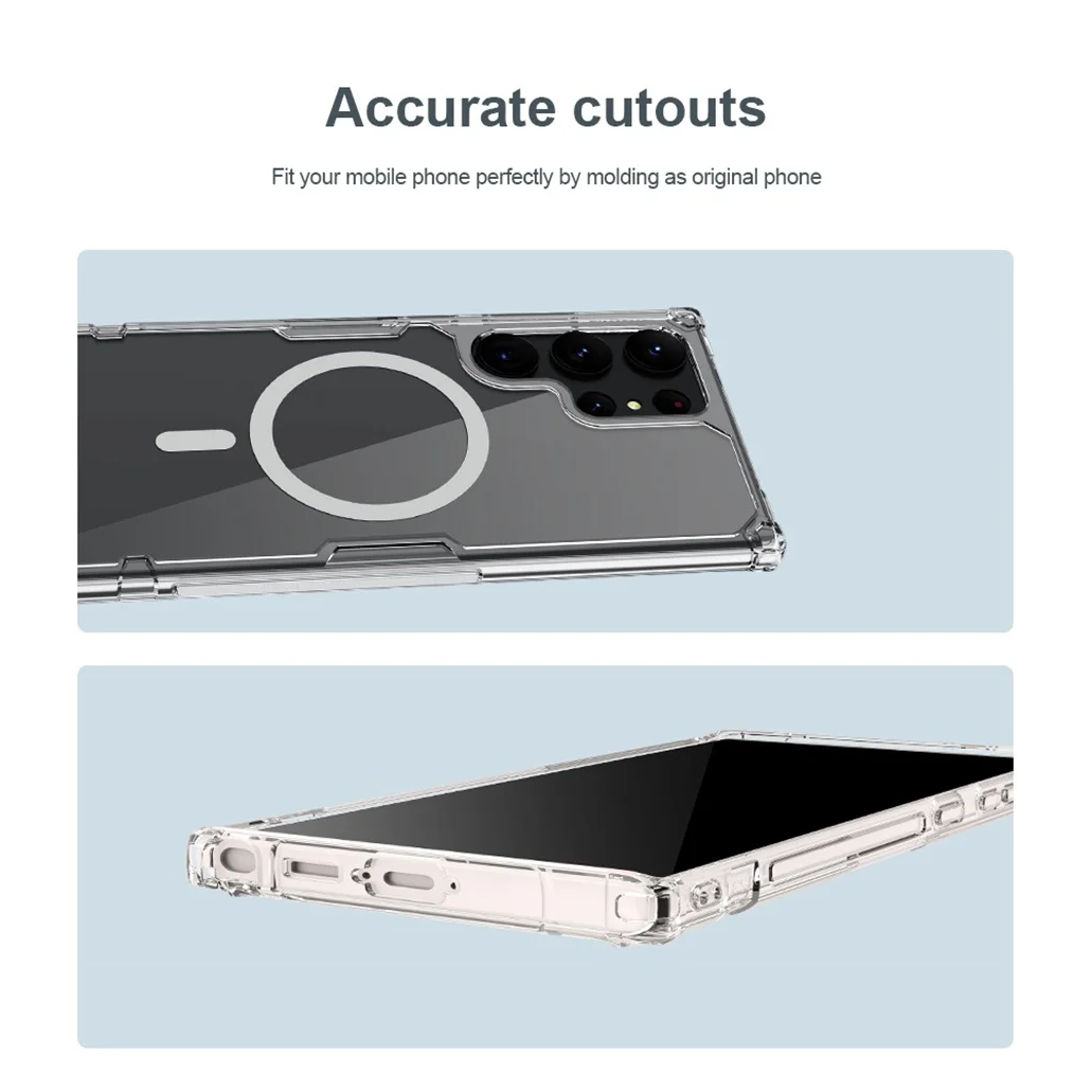 Nillkin Clear MagSafe Magnetic Case for Samsung Galaxy S23 Ultra description image 14