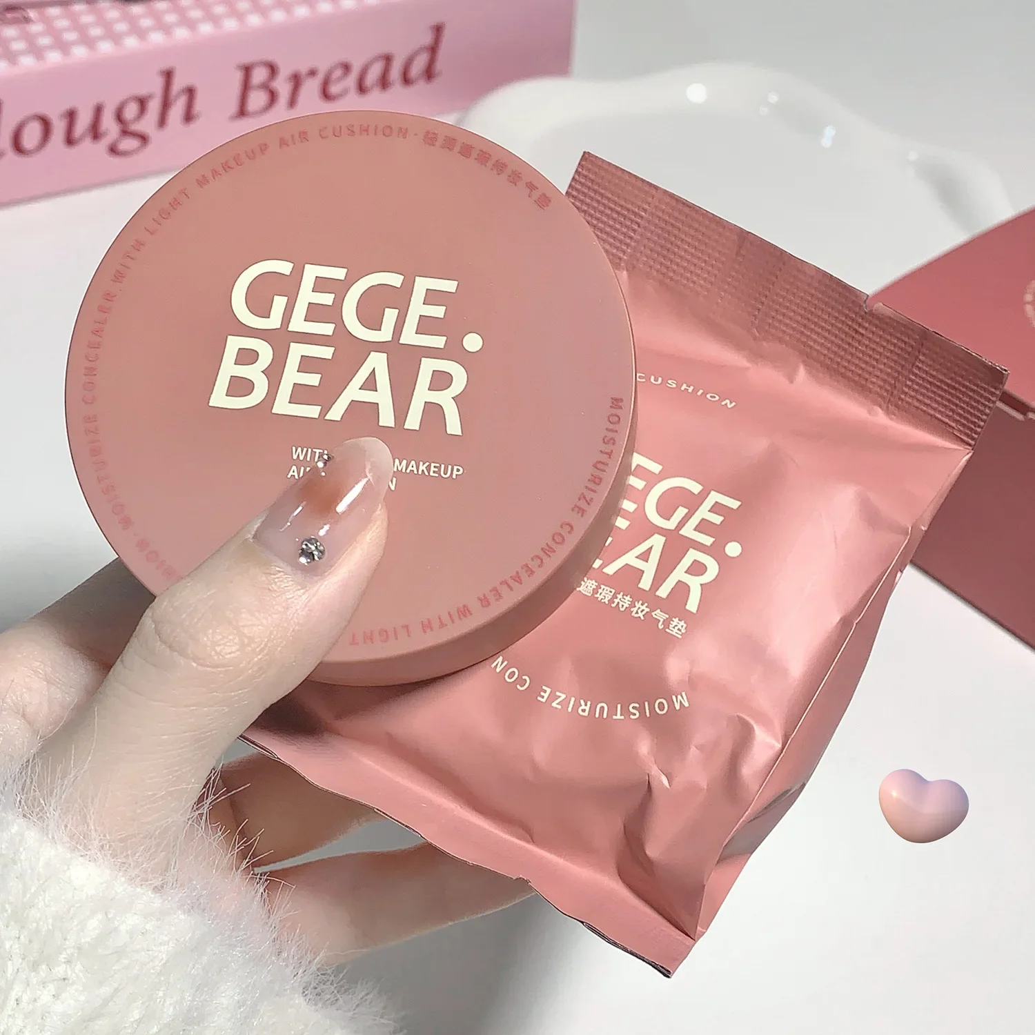 BB Cream Air Cushion Foundation Full Coverage Waterproof Lasting Oil Control Concealer CC Cream Face Makeup Base Korean Cosmetic cc cream air cushion cream cushion foundation makeup cosmetics makeup cream air cushion bb cream