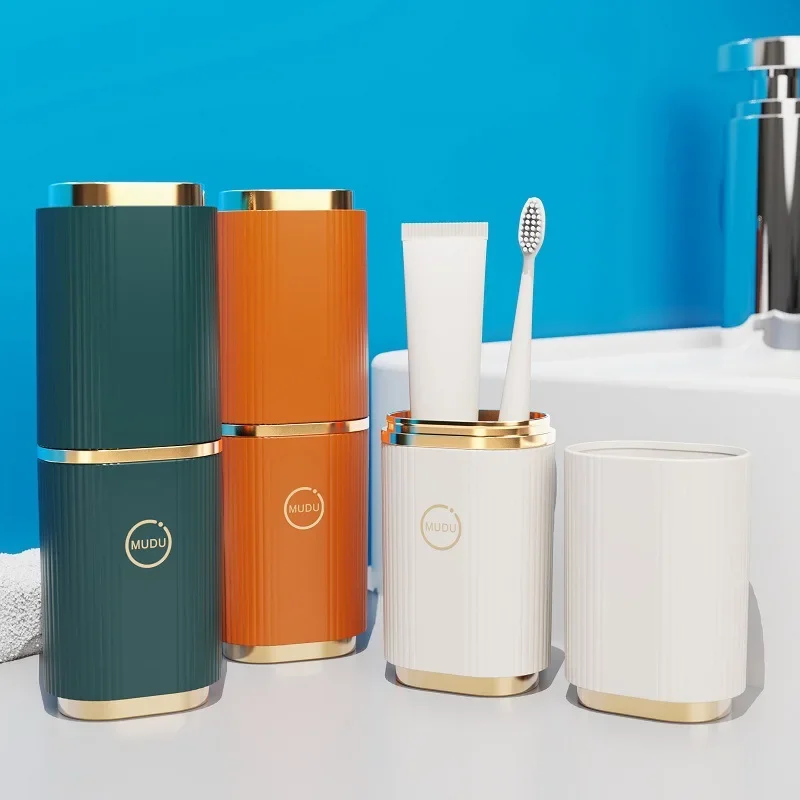 

Travel Portable Toothbrush Storage Box Toothbrush Toothpaste Holder Household Storage Cup Outdoor Holder Bathroom Accessories