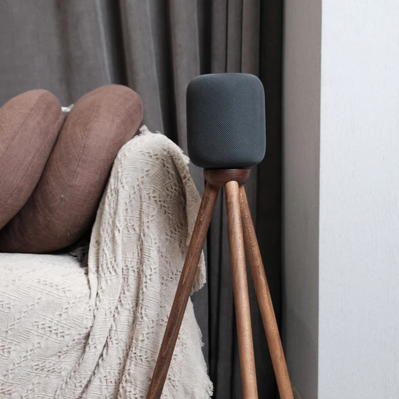 Wood Stand for Homepod Smart Speaker Base Accessories