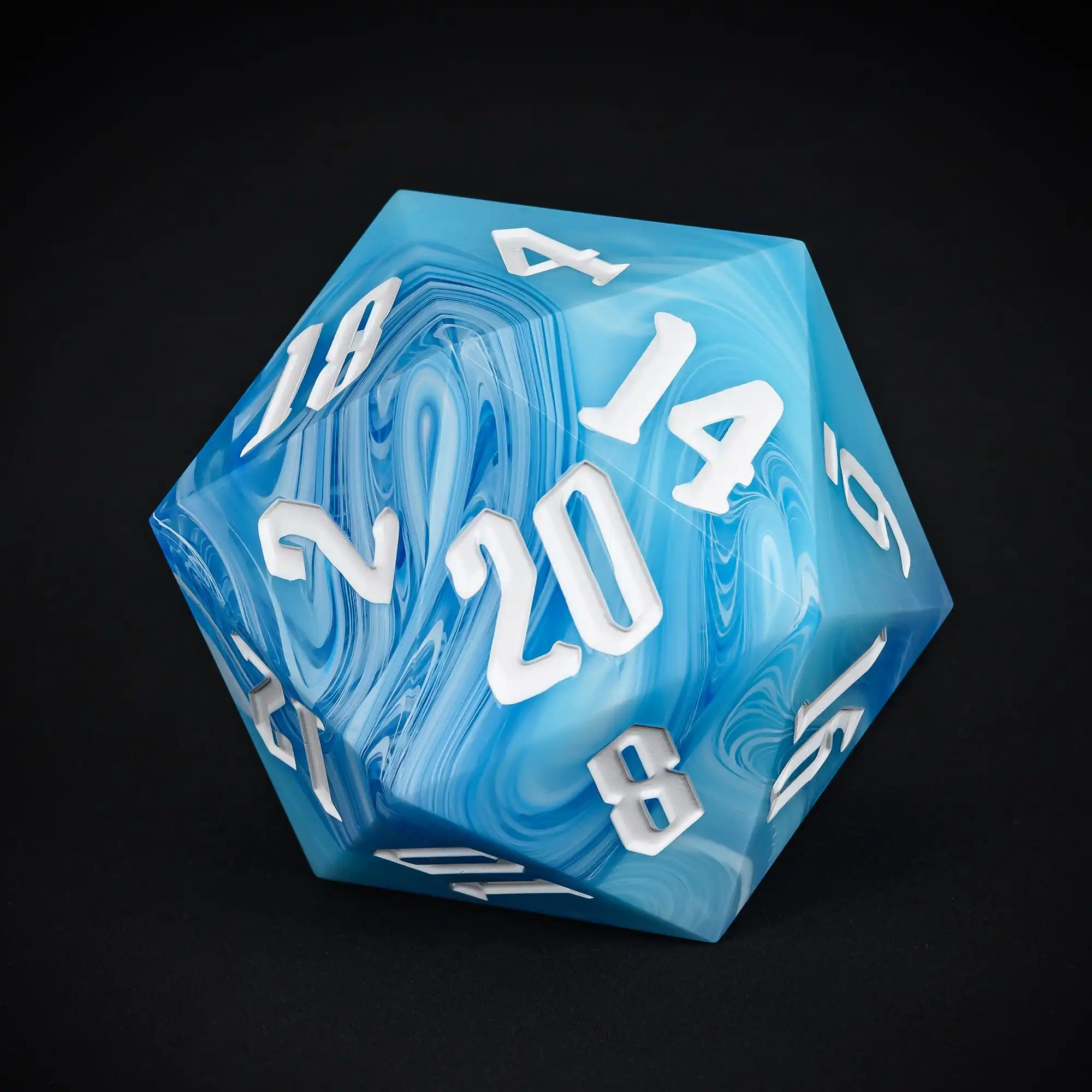 55mm D20 20 Sides Large Size Polyhedral Dice for Role Playing Game D&D Bar Pub Party Board Games