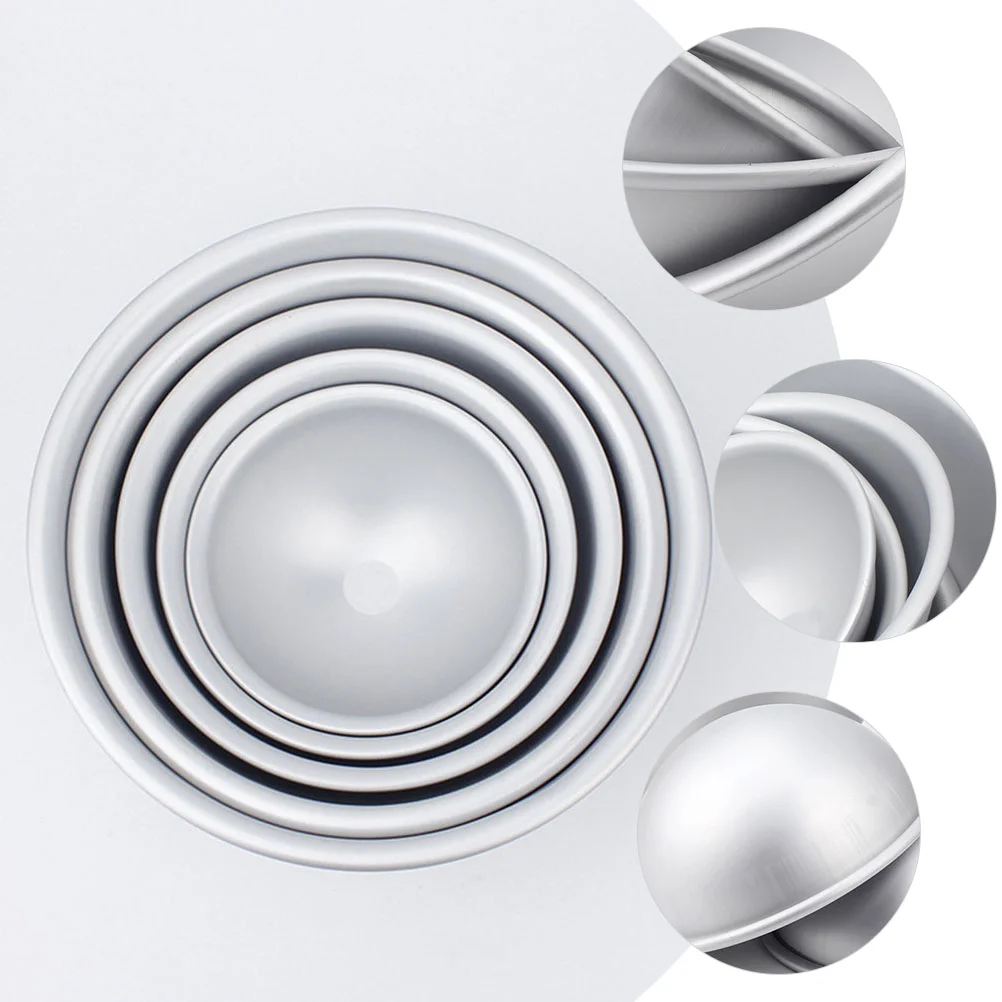 

Half Round Baking Mold Creative Cake Take Bath for Beginner Stainless Steel Semicircle