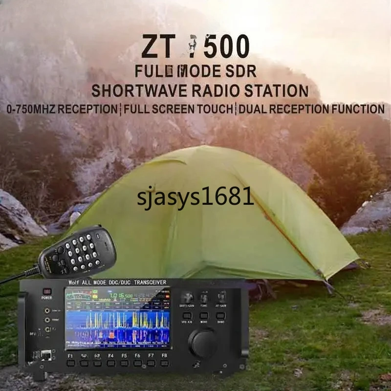 ZT7500 SDR 단파 송수신기 모든 모드 CB 라디오 100W 0-750MHZ 수신 터치스크린에 적합