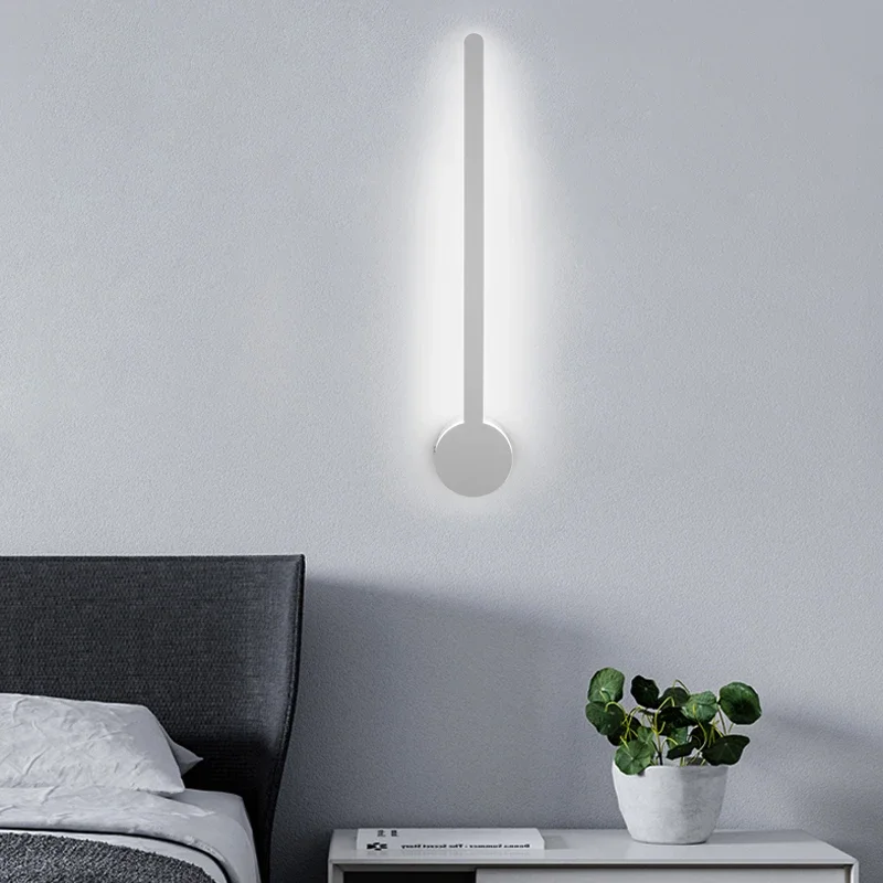 Modern Minimalist LED Indoor Sword Hammer Modeling Wall Lamp Bedroom Bedside Living Room Staircase Decorative Lighting 85-265V