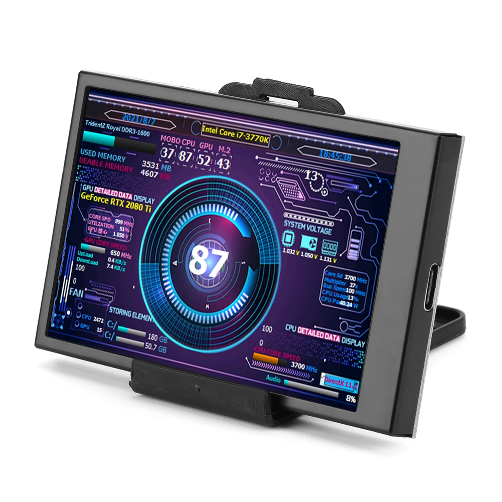 ̺  3.5 ġ ÷ ũ , LCD ,  CŸ ̽, PC ǻ, ̴ ITX , CPU AIDA64 320x480