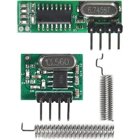 433mhz Wireless RF Transmitter and Receiver with Antenna Ask Remote Control Module DIY Kit for Arduino 1