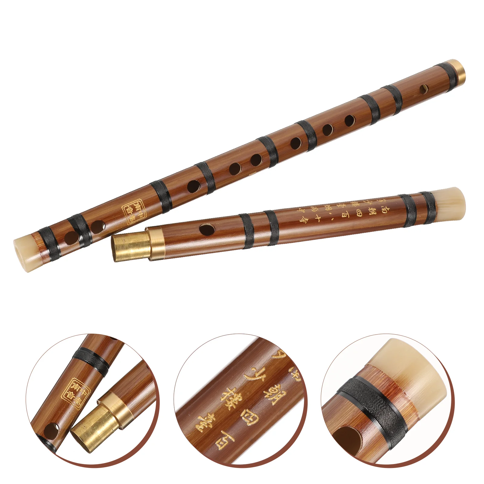

Chinese Style Bamboo Flute Performance Flute for Beginner Student Adult