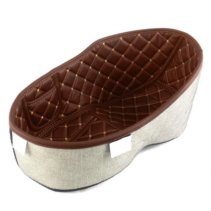 New-Leather Rear Trunk Cargo Liner Protector Moto Seat Bucket Pad Per Vespa Gts300 Gts 300 Accessori