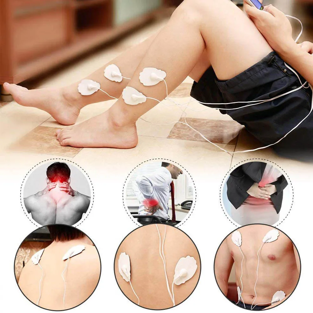 EMS Electric Muscle Stimulator Relaxation Therapy 24 Modes 4 Output Channel Tens Unit Machine Physiotherapy Pulse Body Massager 5