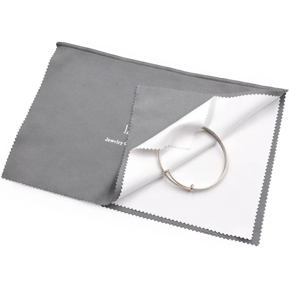 Large Silver Polishing Cloth for Cleaning Gold, Silver, and Platinum Jewelry and Coins, 11x14 Inches