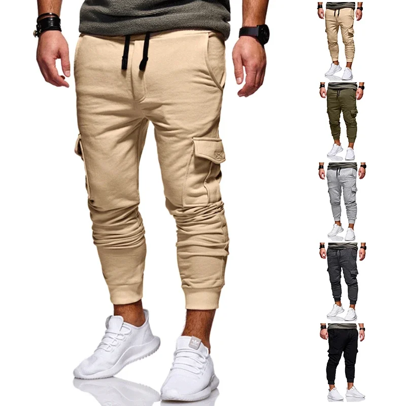Description Picture 6 of itemNew Men Breathable Slim Casual Pants Muscle Fitness Sports Trousers Bottoms Male Running Training Leggings Jogging Trackpan