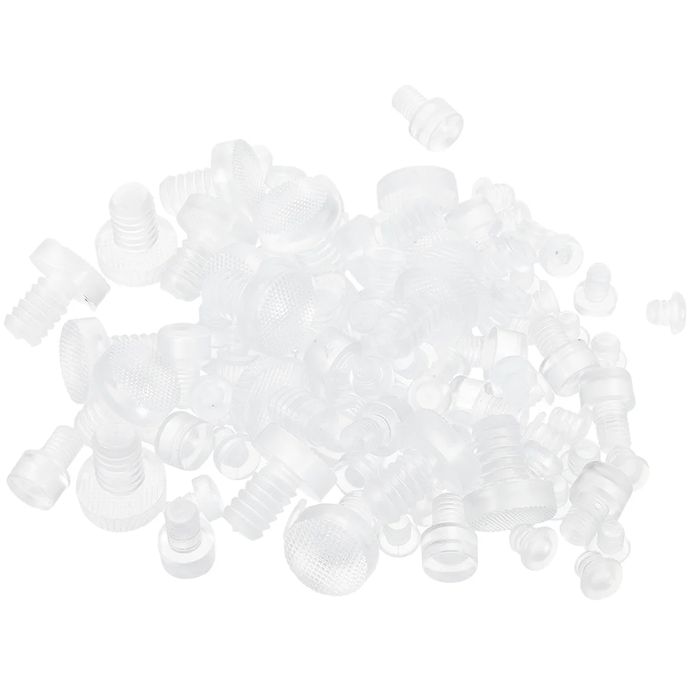

75 Pcs Anti Skid Pads for Furniture Glass Table Top Bumper Bumpers Cabinet Silica Gel
