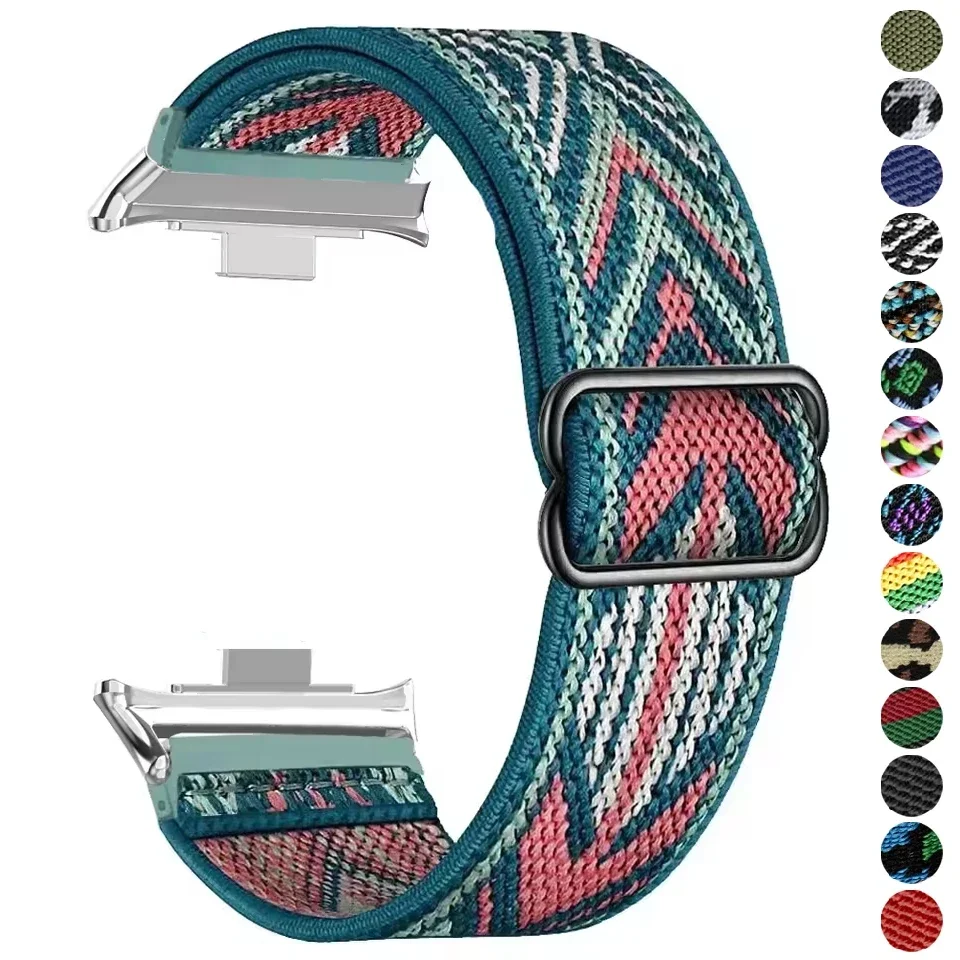 Elastic Nylon Braided Solo Strap for Sports Watch - Universal Fit for Women and Men