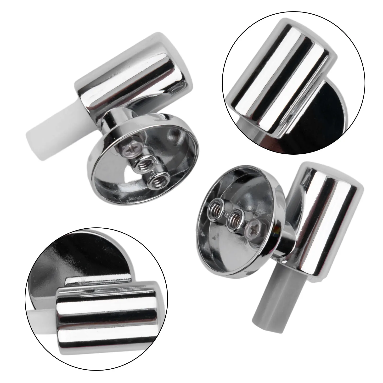 1Pcs ABS Toilet Seats Top Fix Hinge Toilet Seat Hinges Soft Release Quick Fit Replacement Universal Bathroom Hardware Fitting