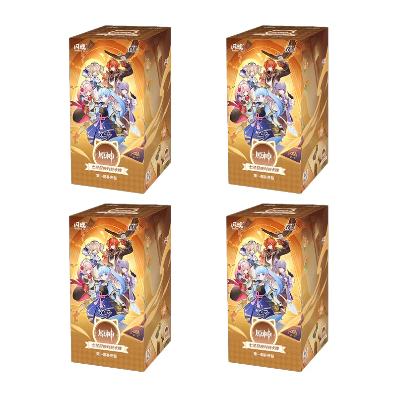 genshin tcg booster box Impact Cards Collector's Edition SG - miHoYo Packs Trading Card- Genshin 2023 Game Collectible Decks 12+1 packas : Buy Online at Best Price in KSA collectible cards. Shining Soul Genshin Impact Genius