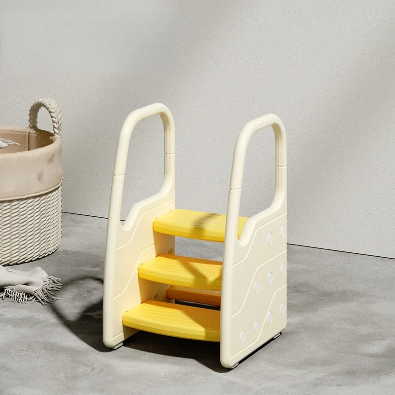 Stable Anti Slip Plastic Baby Learning Tower,Hand Washing Toilet Steps for Kids Step Stools, Bathroom Toilet Ladder Children