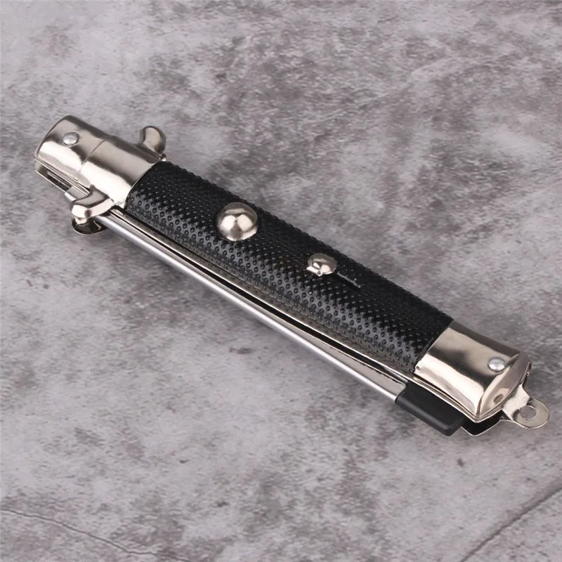 Hair Comb Folding Spring American Oil Head Portable Travel Large Back Head Butterfly Pocket Automatic Jump