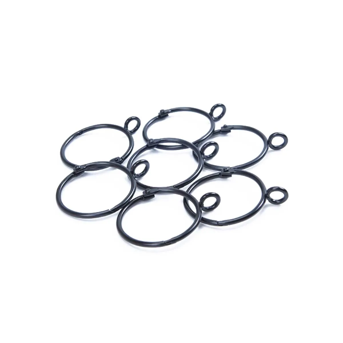 Black Curtain Opening Hanging Ring/Living Ring Metal Hook Buckle Ring Curtain Accessories
