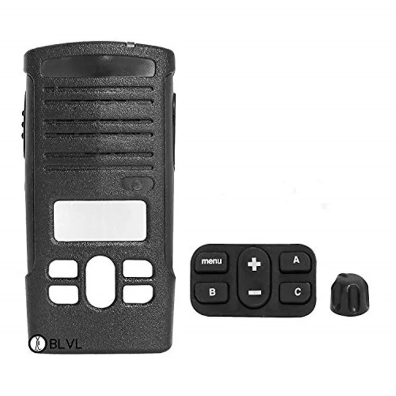 Black A12 Repair Replacement Front Case Housing Cover Kit For CP110d RDM2070d Portable Radio