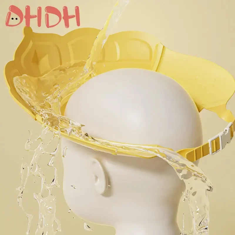 Baby Shower Cap Adjustable Hair Wash Hat for Newborn Baby Goods Infant Ear Protection Kids Shampoo Shield Bath Head Cover hair wash hat hair wash shield shampoo shower cap baby hat baby head protector