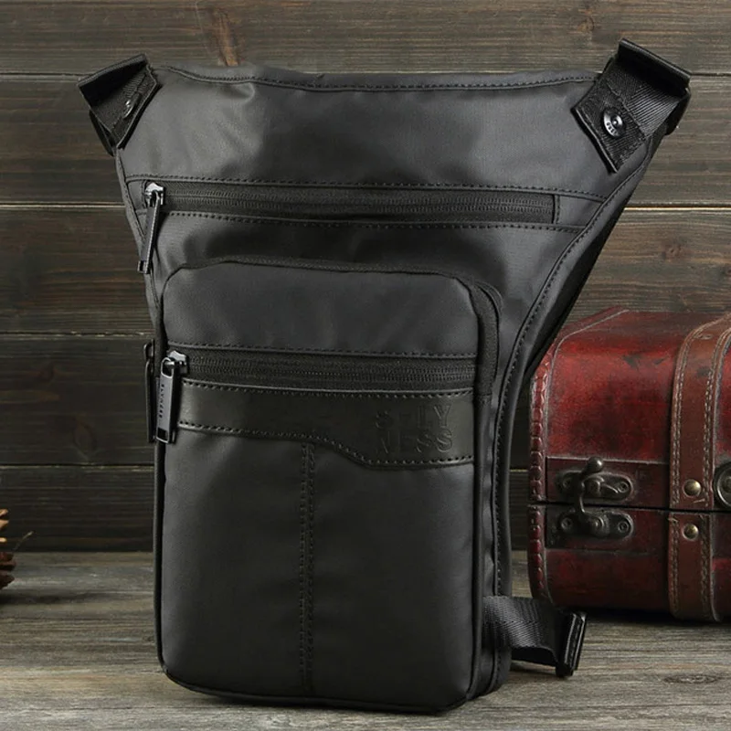 Sacoche De Jambe Moto Sac Banane Tactique Pour Homme - Pour Camping, Moto, équitation, Pêche Sacs Bananes De Randonnée