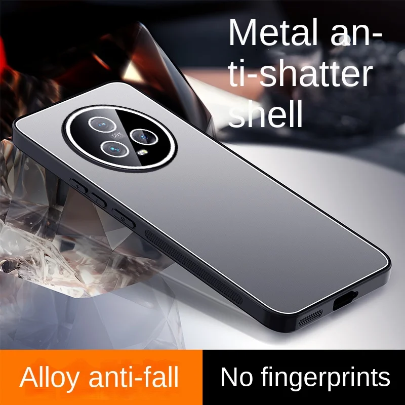 Enhanced Aluminum Alloy TPU Soft Lens Anti-Slip Phone Case