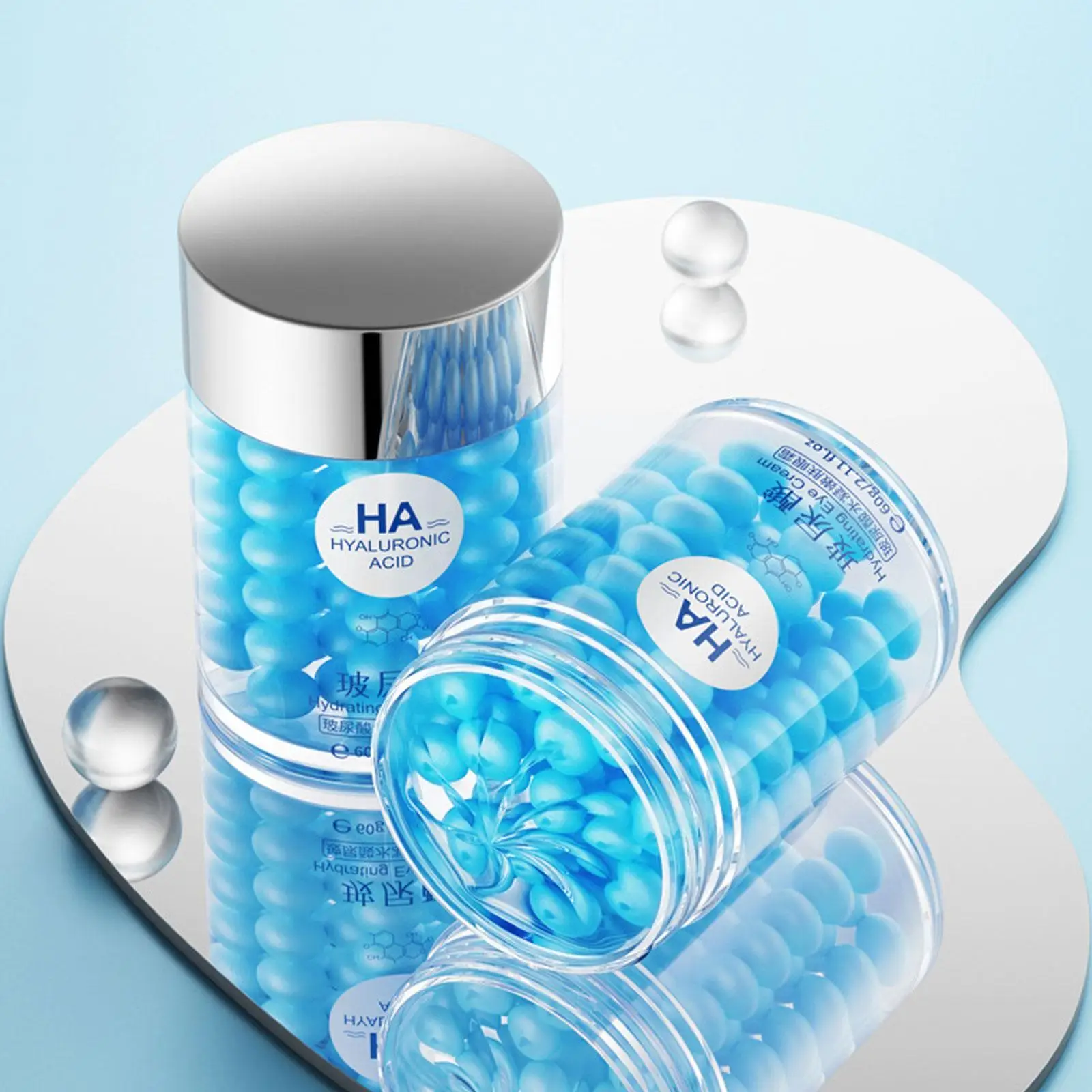 

Ha Hyaluronic Acid Eye Cream Anti Wrinkle Dark Circle Remove Moisturizing Skin Anti-aging Anti-puffiness Eye 60g Care J2E7