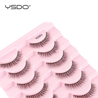 YSDO Half Eyelashes 3/10 pairs Natural Full False Eyelashes 3d Lashes Cat Eye Fake Eyelashes Extension Faux Cils Makeup Tools 3