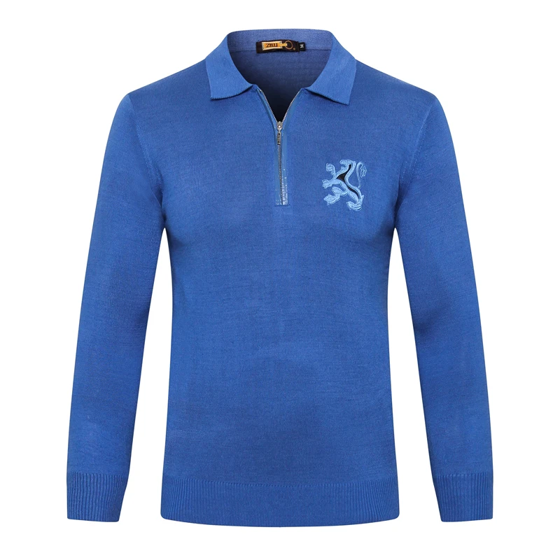 

BILLIONAIRE SIJITONGDA Sweater wool snake skin men's 2024 new warm straight Noble winter clothing high quality zippe