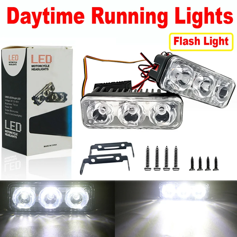 Car LED DRL Light 12V