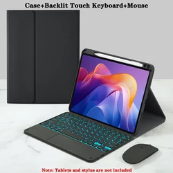 Premium Keyboard Case with Pencil Slot for Korean (Black Backlit 4)