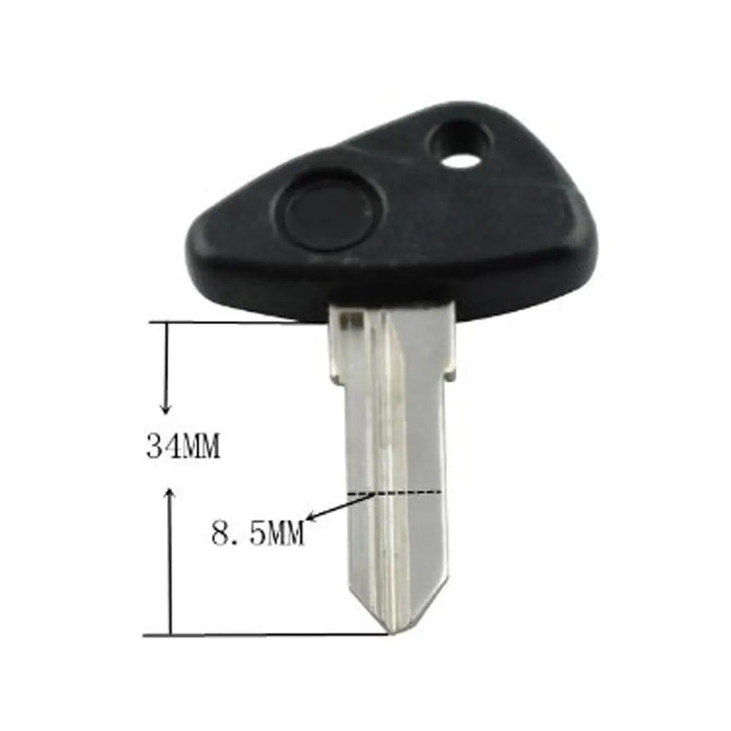 오토바이 키 블랭크 쉘 내구성 ABS 플라스틱 구리 예비 키 부품 K1200LT R1100RT R1150RT