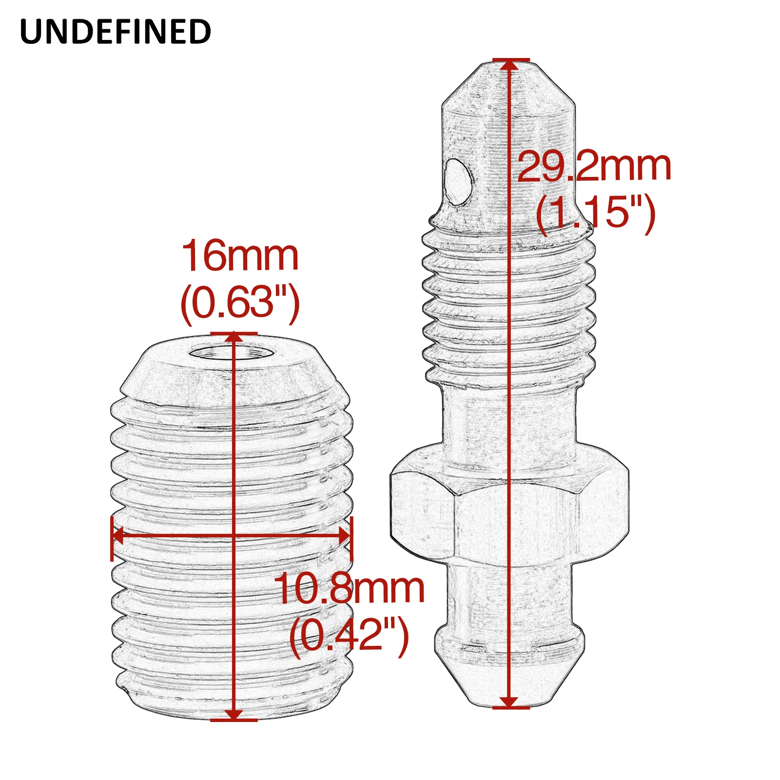 Motorcycle accessories Motorcycles brake caliper bleeder screw repair kit universal for Harley applications Blackline Breakout Dyna Fat Boy