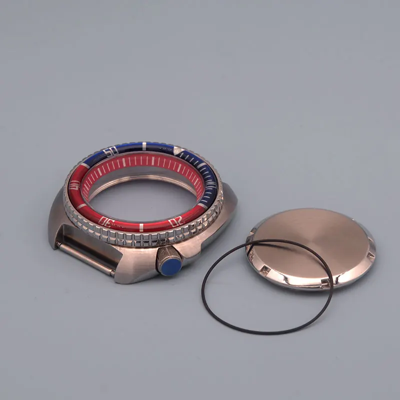 Enhanced Waterproof Diving Watch Case with Resin Bezel