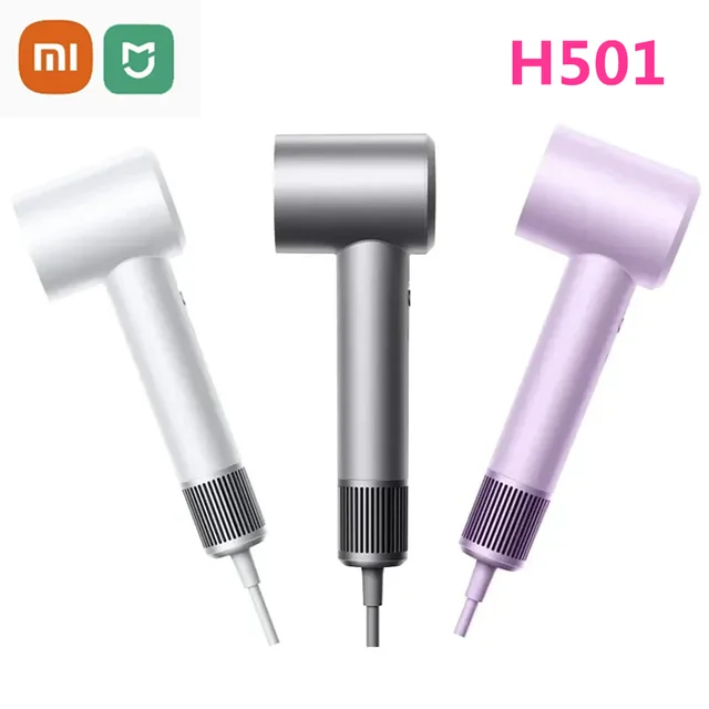 MIJIA H501 Xiaomi High Speed Hair Dryer 62m/s 1600W Negative Ion Hair Care 110000 Rpm 62m/s wind speed Dry 220V CN Version ﻿