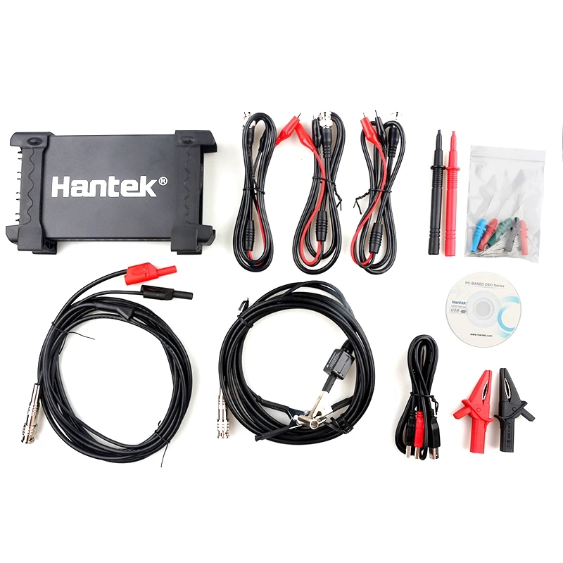 Hantek 6074BE Automotive Diagnostic Oscilloscopes 6074BC 6074BD PC USB  Portable Осциллограф 4 Channels 70MHz Auto Repair Tools