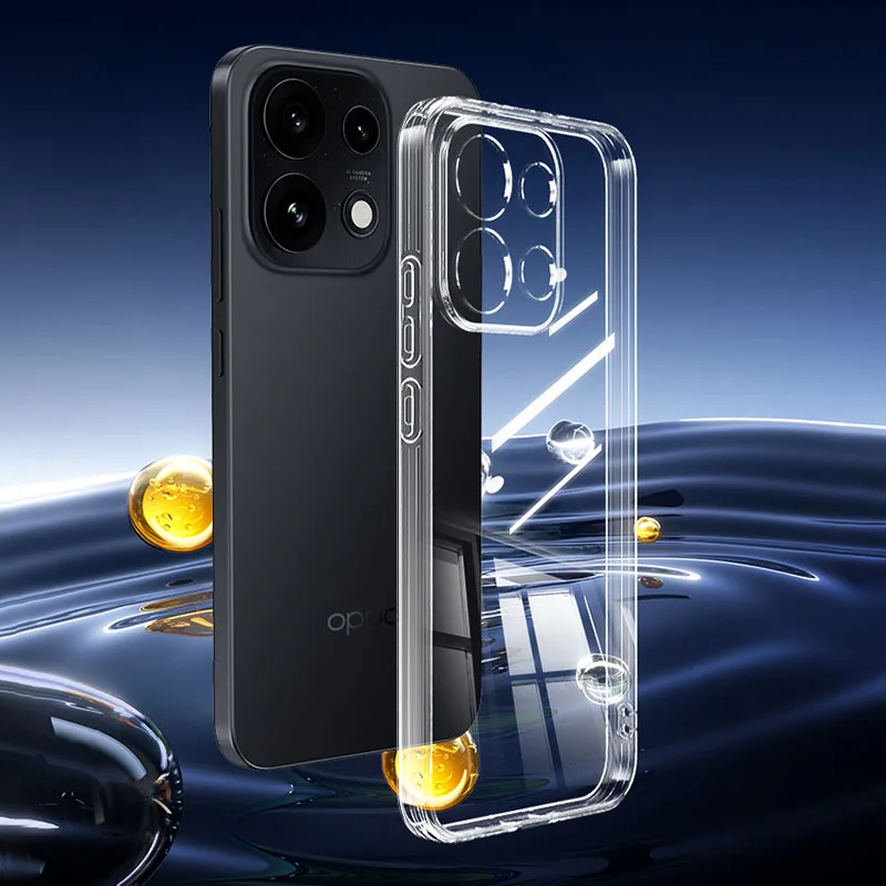 Ultra-Thin Clear Silicone Phone Case - Soft TPU Protective Bumper Cover
