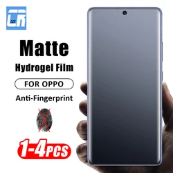 Soft Silicone Matte Hydrogel Screen Protector Film (1 - 4 Pack) - Not Glass - 2Piece (Oppo Find X7)