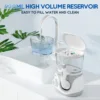 Home Water Flosser, 600 ml Large Capacity,10 Adjustable Pressures,6 Home Nozzles Professional Oral Irrigator for Teeth Clean 6
