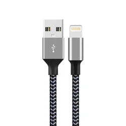 High - Speed 3A USB Charging Cable - Universal Smartphone & Tablet Data Cord (1/2/3m) - 1m (Rose Red)
